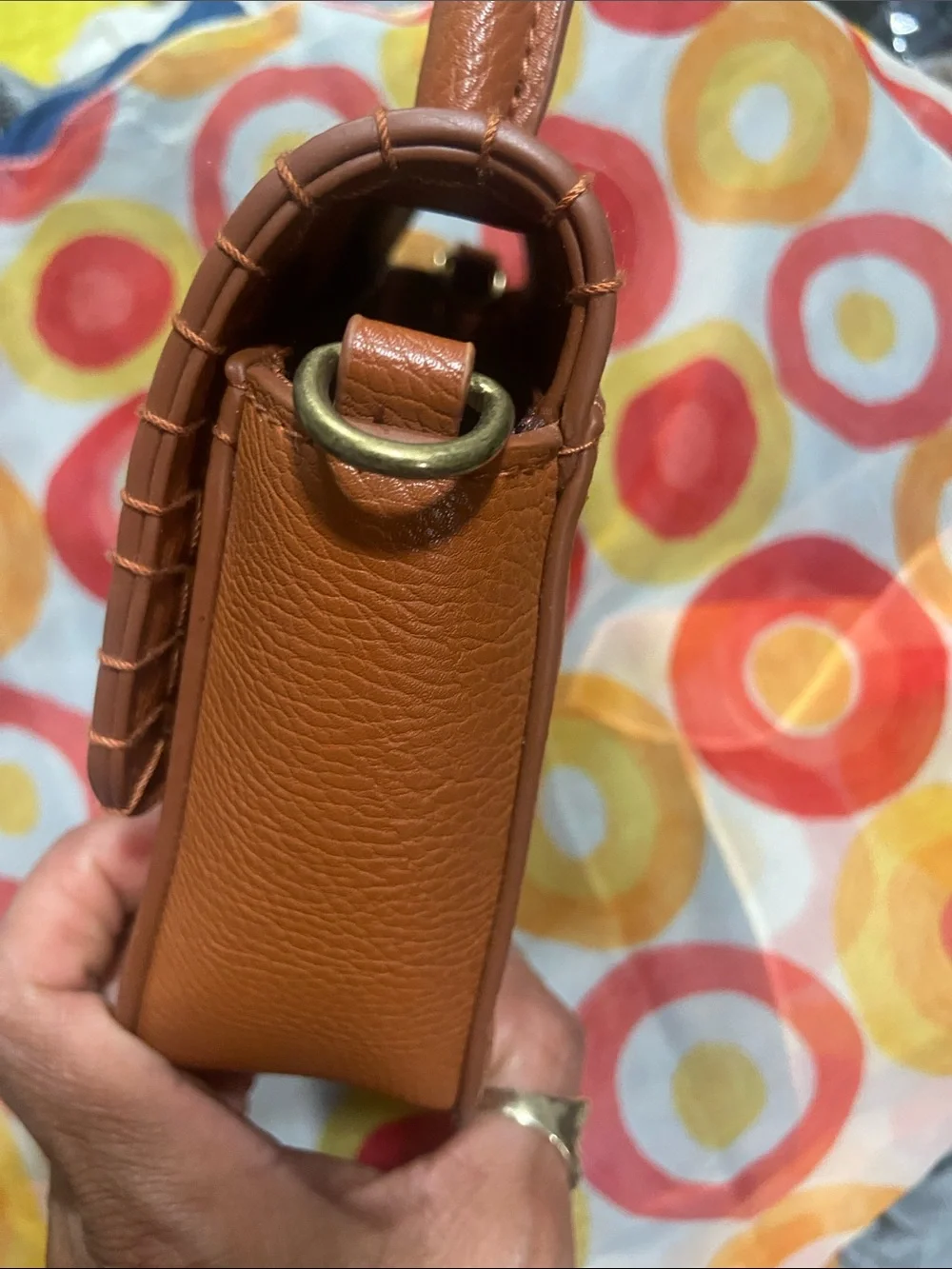 Universal Thread Cognac Brown Shoulder Bag ( missing strap )’
